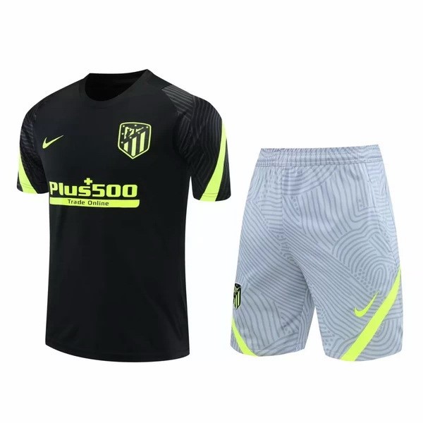 Entrenamiento Atlético De Madrid Conjunto Completo 2020 2021 Negro Gris